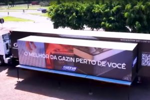Gazin Colchões apresenta o inovador showroom móvel
